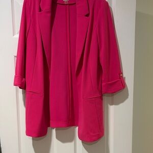 Anne Klein Vibrant Pink Blazer
